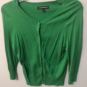 Green a Express cardigan